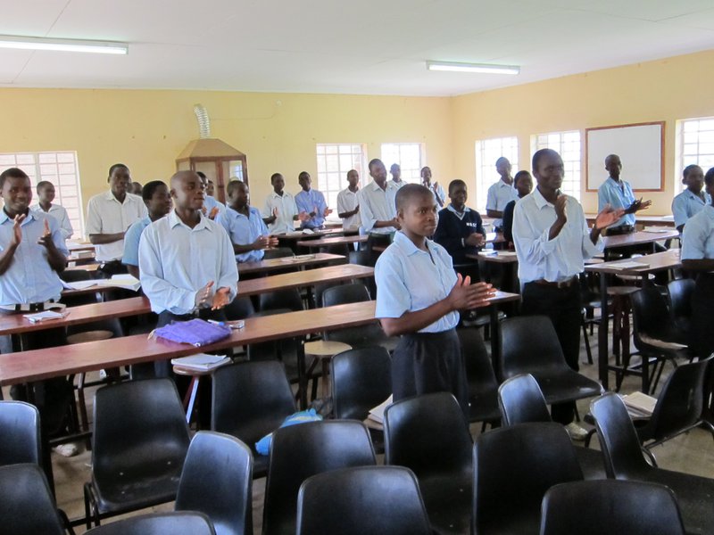 En skole i landdistriktet Dowa.